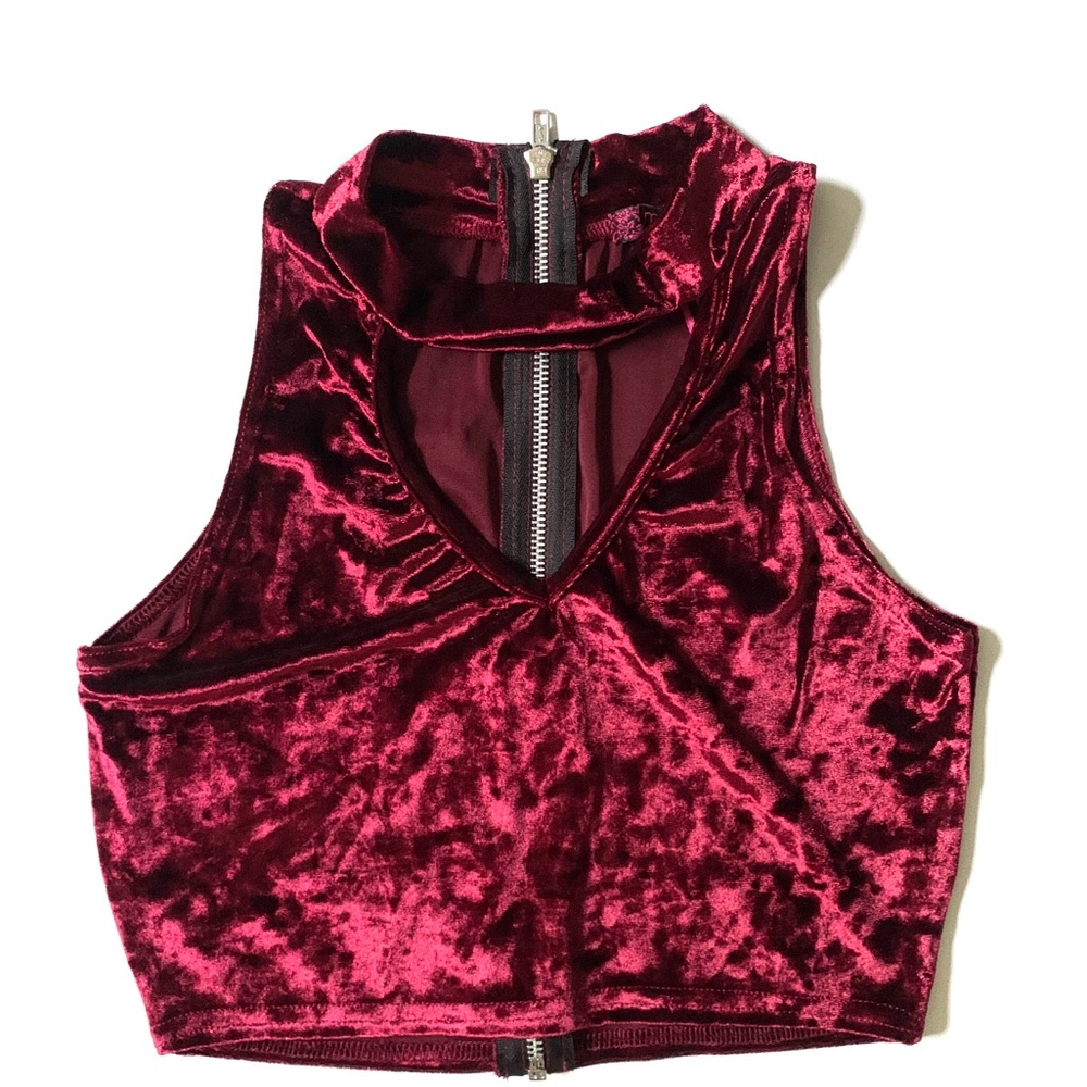 Cutout Choker Crop Top & Wrap Skirt Set - Picture 10 of 16